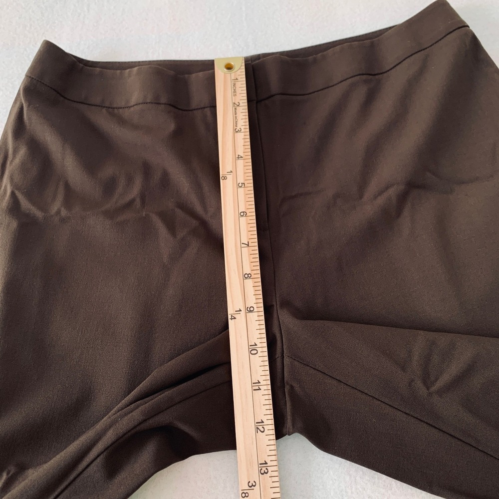 Lafayette 148 New York Dress Pants Women's‎ Straight Leg Wool Blend Brown Size 8 - Picture 11 of 13